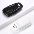thumbnail image 4 of Key Fob Cover Compatible with Fit for Audi A4 A3 Q3 Q5 Q7 TT TTS RS3 S4 S3 A1 S6 RS4 RS6 Q2L ABS Smart Remote Key Case Keychain Case Holder Protector,1, 4 of 6