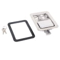 thumbnail image 2 of Paddle Door Lock,Flush Mount Paddle Door Door Paddle Handle Flush Door Latch Best in Class, 2 of 5