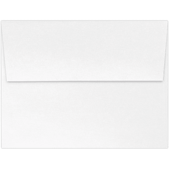 LUXPaper A2 Invitation Envelopes, 4 3/8 x 5 3/4, Crystal White Metallic, 500/Pack
