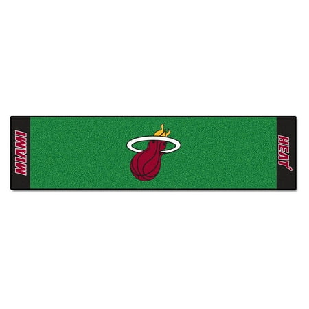 FanMats NBA Miami Heat Putting Green Mat