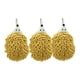 thumbnail image 2 of Toalla de mano de erizo amarillo de 3 piezas - Bolas de microfibra super absorbentes con bucle para colgar para baño y cocina, 2 of 7
