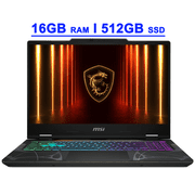 MSI Cyborg 15 Premium Gaming Laptop 15.6" FHD IPS 144Hz Intel 10-core 7 240H 16GB RAM 512GB SSD GeForce RTX 5070 GDDR7 (Up to 798 AI TOPS) 4-zone RGB Backlit Type-C Wi-Fi6E Win11