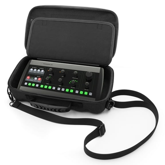 CASEMATIX Mixer Case for Behringer P16 Stage Mixer, Cables, Power Adapters, Fits Mixers up to 12"x6"x2.5", Case Only
