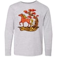 thumbnail image 3 of Inktastic 2026 Year of the Horse Happy New Year's Long Sleeve Youth T-Shirt, 3 of 5