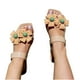 thumbnail image 4 of Sandalias de verano para mujer Sandalias planas sin cordones Zapatos romanos Sandalias informales con punta abierta Wmkox8yii  ytu8735, 4 of 9