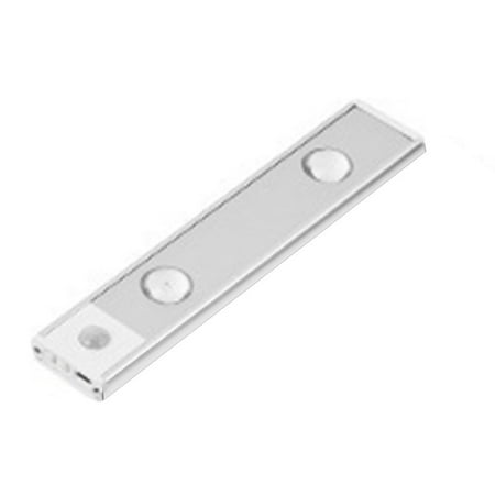 

Ameiqe Ultra Thin Body Sensor Strip Light USB Rechargeable Magnetic for Cabinet(Silver 20cm)