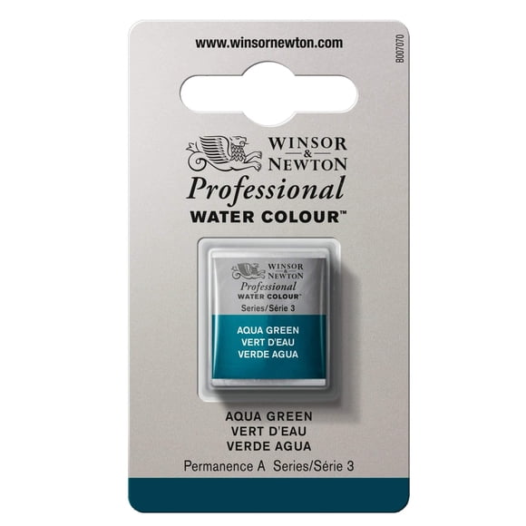 Acuarela Winsor & Newton Profesional Media Pastilla Verde Aqua