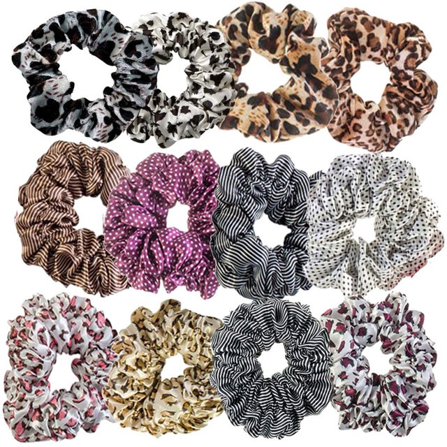 GFDYREE Élastiques à Cheveux 12 Pcs Chouchous pour Cheveux, un Parfait Accessoire pour Cheveux de Femmes et de Filles, Attache Queue de Cheval. les Chouchous pour Cheveux Sont Doux, Offrant une Meilleure Protection des Cheveux Puis des Élastiques à Cheveux Ou Ha