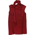 thumbnail image 1 of Alfani blusa túnica sólida para mujer, rojo, mediano, 1 of 2