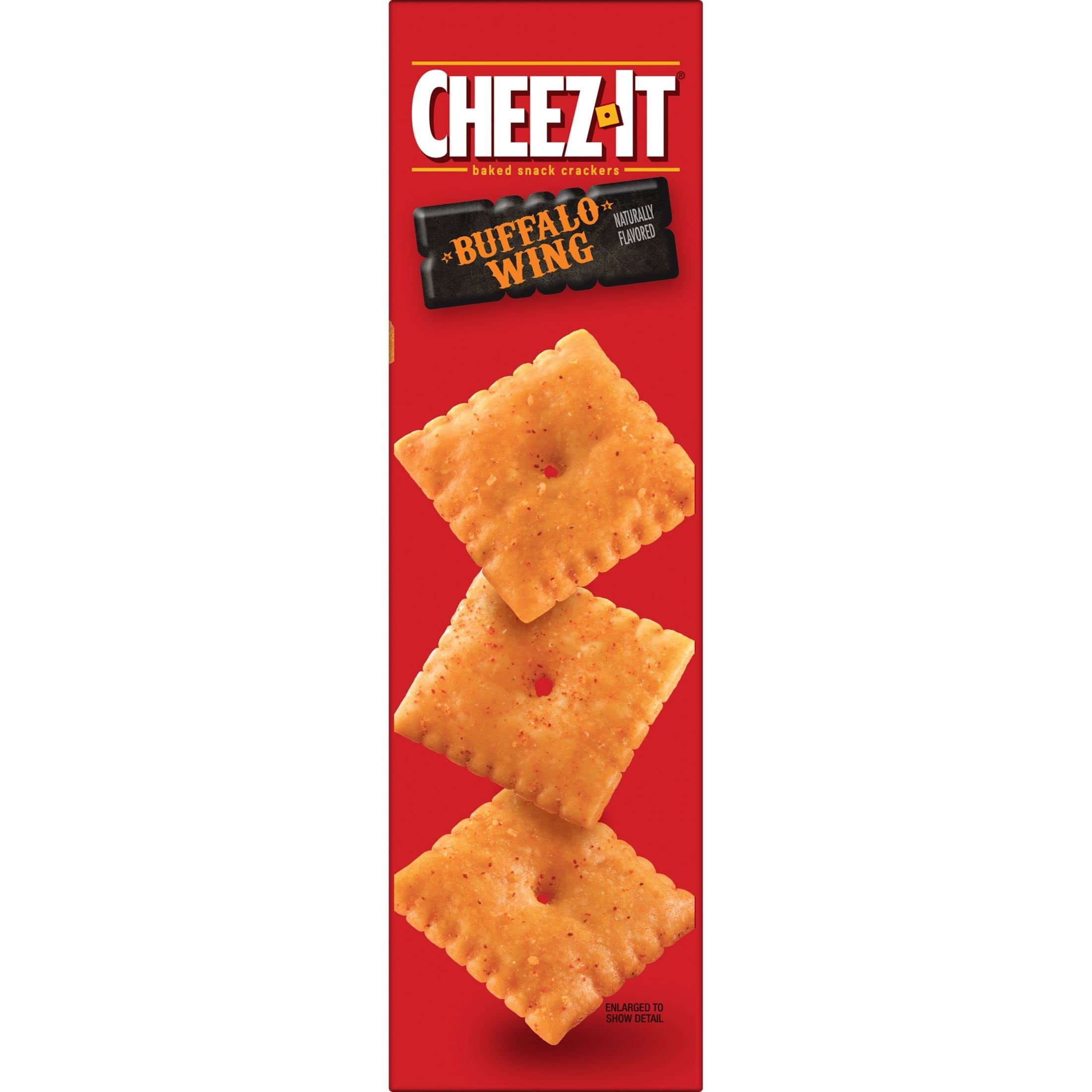 Cheez-It Cheese Crackers Buffalo Wing Backed Snack (Pack of 48)