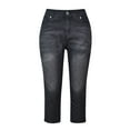 thumbnail image 7 of MPWEGNP Women's Denim Pants Stretch High Waisted Slim Capri Jeans, 7 of 7