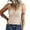 Beige, variant on WTXUE Camisole Tops for Women Button Women Sleeveless Top Casual Round Knit Shirt Vest Neck Solid Splice Women's Tanks &, Red Large
