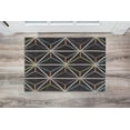 thumbnail image 3 of Linon Home Decor Trio Area Rug Collection, Charcoal and Multicolor, 1.83' x 2.83', 3 of 5
