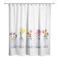 thumbnail image 2 of Creative Products Painted Glass Flowers 71x74 Shower Curtain, 2 of 2