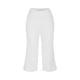 thumbnail image 4 of Pantalones cortos de verano con bolsillos para mujer: pantalones informales de poliéster con cintura elástica y color liso., 4 of 6