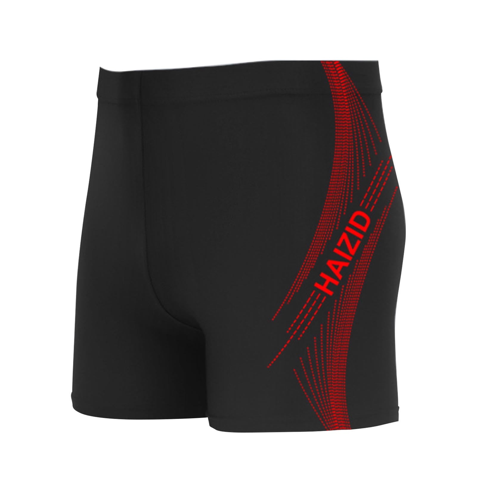 Men's Swim Jammers Square Leg Short 4 Way Stretch Board Shorts