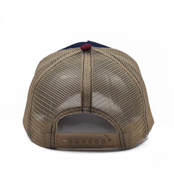 WTXUE Casquette de Camionneur, Casquette de Baseball Adulte Filet Pare-Soleil Décontractée Extérieure, Blanc