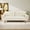 Beige, variant on MIKIBAMA 75" Beige 3 Seat Linen Convertible Futon Sofa Bed Tufted Design Adjustable Backrests With Solid Wood Legs for Small Spaces