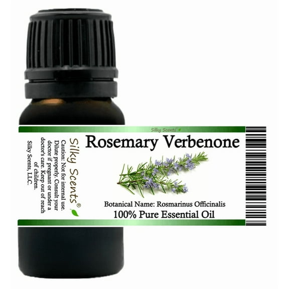 Rosemary Verbenone Essential Oil 5 ml (1/6 fl oz) - 100% Pure and Natural by Silky Scents