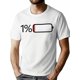 thumbnail image 1 of Camiseta con estampado de batería baja, talla S para hombre, camiseta informal de manga corta para verano, primavera y otoño, ideal como regalo para adultos, hombres, mujeres, adolescentes, jóvenes y, 1 of 7