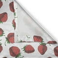 thumbnail image 6 of Ambesonne Botanic Valance & Curtain, Summer Fruit Design Art, 55"x30", Fern Green White Red, 6 of 7