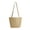 Khaki, variant on PULLIMORE Women Straw Beach Bag Boho Summer Woven Buckets Totes Handbag Shoulder Bags Purse (Khaki)