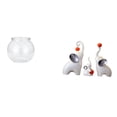 thumbnail image 1 of Acuario de escritorio,Pecera pequeña transparente,pecera,jarrón,mesa,Esculturas de elefantes,Estatuas de elefantes,decoración del hogar,artesanías de cerámica,Figuras de elefantes, 1 of 8