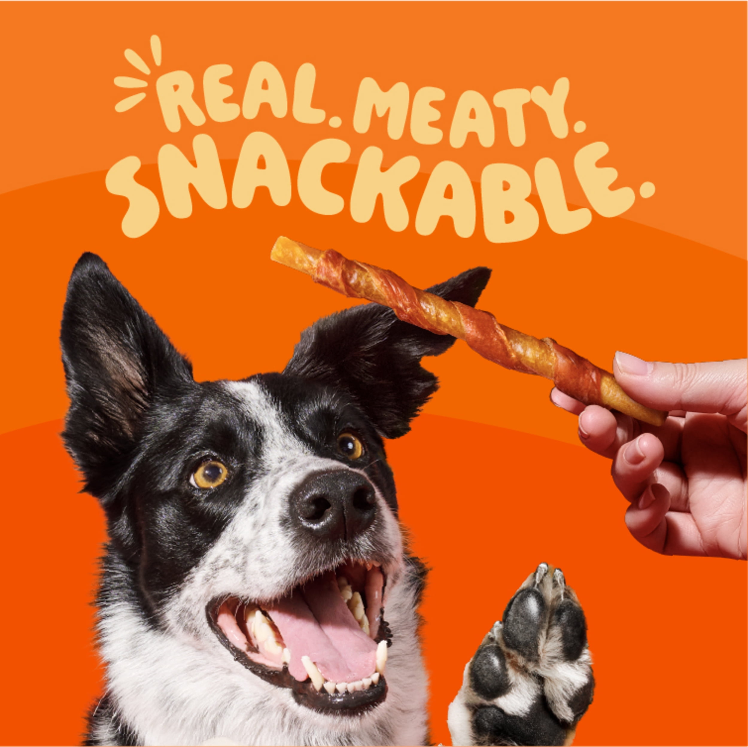 (3 pack) Hartz Oinkies Tender Twists Rawhide‑Free Dog Treats with Real Chicken Breast, Highly Digestible Dog Chews, 36 Count