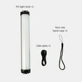 thumbnail image 3 of Fawoonu Portable RGB Photography Light Stick with Adjustable 2700-7500K Color Temperature, 49 RGB Modes, Sound-Activated Mode, Built-in Lithium Battery, Mini LED Fill Light, 3 of 7