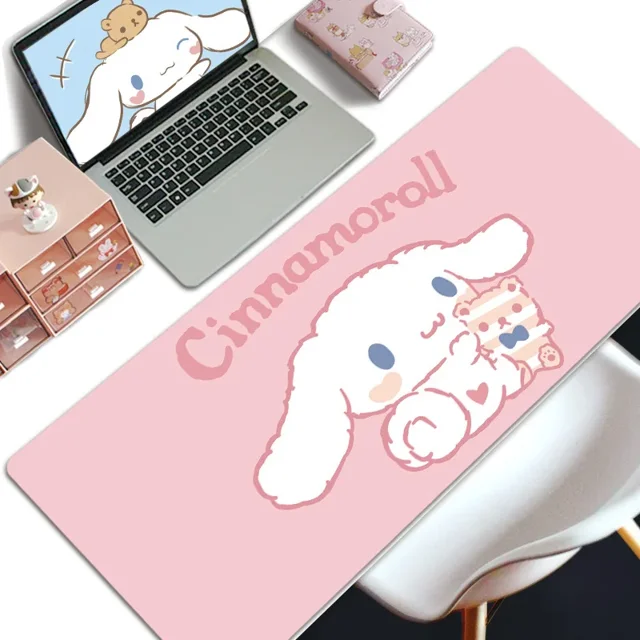 Sanrio Animation Peripheral Color Mouse Pad Extra Large Laptop Keyboard Pad Girly Style Desk Pad Melody Cinnamoroll Pochacco