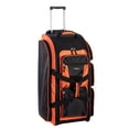 thumbnail image 2 of Travelers Club 30in Rolling Multi-Pocket Upright Duffel - Bright Orange, 2 of 10