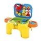 thumbnail image 5 of Juguetes de arenero de playa, juguetes educativos, portátil, lindo organizador sensorial, taburete de juego, mesa de agua y arena para el día del niño, 5 of 9