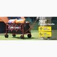 thumbnail image 5 of Red 5.65 cu. ft Metal Garden Cart, 5 of 9