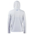 thumbnail image 3 of Bassdash Men's UV Sun Protection Hooded Long Sleeve Fishing Hoodie,White,L, 3 of 5