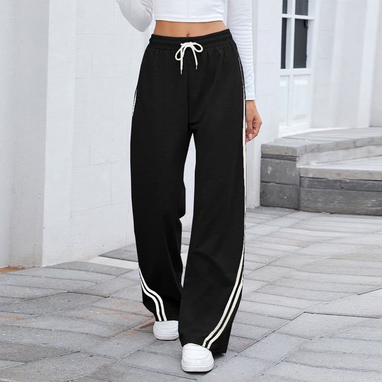 ウォーキング・ランニングウェア 90S 00S  Track Pants street y2k BRDFRL Y2K Vintage Track Pants Women Low Waist Side Striped