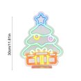 thumbnail image 3 of Neon Wall Light USB LED Glowing Sign for Christmas Holiday Party Room Decor, Acrylic Tabletop Window Lamp, Multicolor, 3 of 6