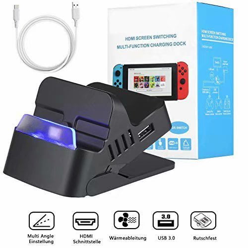 Nintendo Switch Tv Docking Station With TypeC And Usb 2.0 Fast