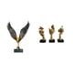thumbnail image 1 of Estatua De Resina De Pensador Con Alas Extendidas, Escultura De Feng Shui, Adorno Decorativo De Mesa, Artesanías, Recuerdos, Esculturas De Arte Abstracto Para Oficina, Estantería, Sala De, 1 of 8