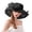 Black, variant on Fascinators Hats for Women Tea Party Easter New Big Sandal With Hot Diamond Flower Sunshade Hat for Women Summer Beach Sunscreen Sun Hat Chiffon Mesh Hat
