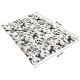 thumbnail image 4 of Schnauzer Dogs with Paw Blanket,Comfortable Soft Flannel Throw Blanket,All Season,Warm Lightweight Blankets for Sofa Bed Couch Living Room Chair,40"x50"(100x130cm), 4 of 4
