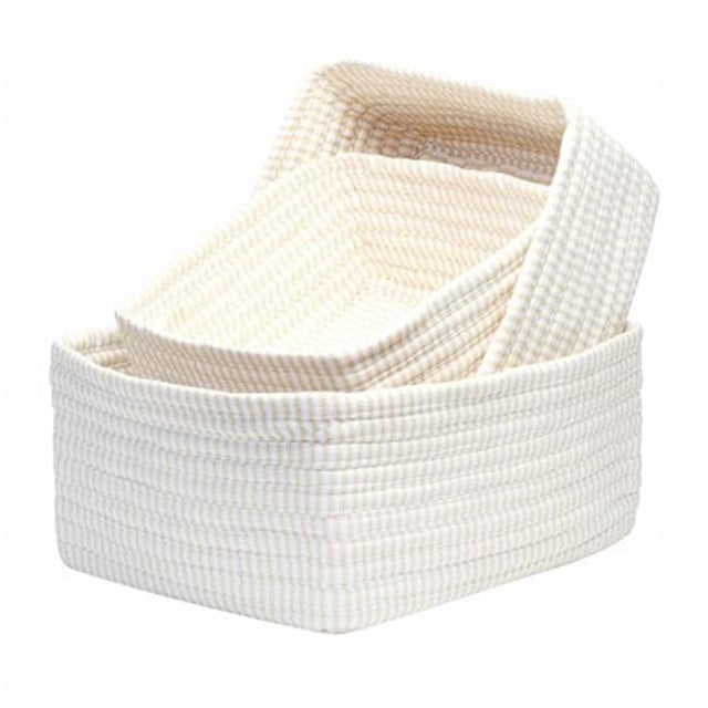 Colonial Mills TK10ANESTBSKTS Ticking Stripe- Canvas Nesting Set
