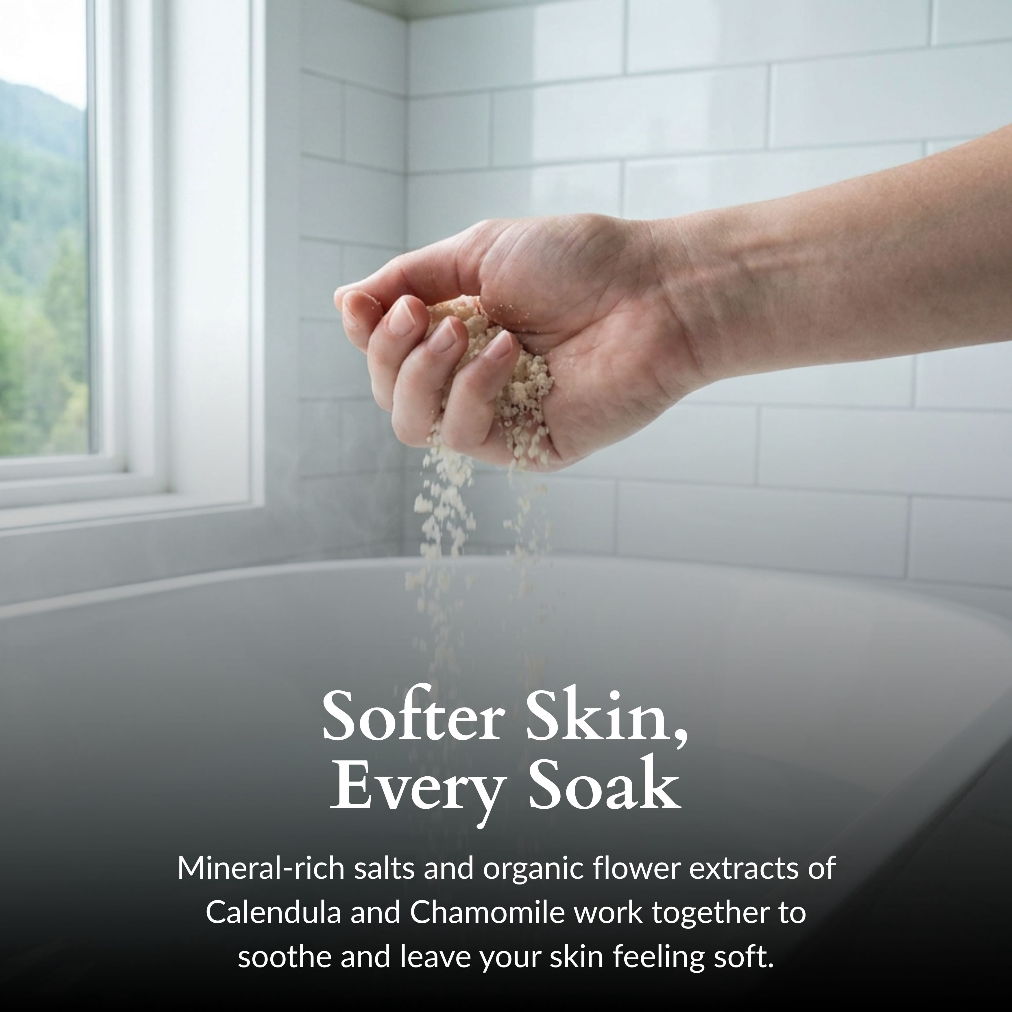 Plantlife Stress Relief Therapeutic Mineral Bath Salt – Calming Aromatherapy Soak with Essential Oils, 16 oz