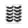 thumbnail image 1 of Pestañas con volumen y ligeras, pares, estilo visón, multipack de pestañas, 10 pares de pestañas postizas de visón, pestañas dramáticas de visón, 8D, 1 of 4