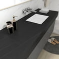 thumbnail image 3 of Black Marble Contact Paper for Countertops, 30" x 120" Matte Peel and Stick Marble Wallpaper, Waterproof Self Adhesive Vinyl Wrap for Kitchen Counters, Bathroom Cabinets, Easy DIY Makeover, 3 of 4