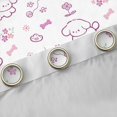 thumbnail image 4 of Feelyou Cartoon Dog Dalmatian Black Out Curtains, Girly Pink Flower Curtains Pack of 2 (42x63 Each), Teens Kids Boys Girls Bedroom Curtains, Curtains and Drapes Decor, 4 of 6