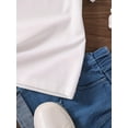 thumbnail image 3 of Camiseta infantil con estampado de gato y té de leche de dibujos animados, camiseta de verano de manga corta para niñas, cómoda camiseta de manga corta con cuello redondo, perfecta para ropa inform, 3 of 6