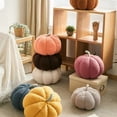 thumbnail image 4 of Portable Pumpkin Throw Pillow Cute Stuffed Plush Toy Sofa Cushion Halloween Decoration for Home Decor Kids Gift Present, 4 of 9