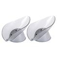 thumbnail image 4 of unbranded  2 Pcs Net Soap Bar Case Box Leaf Shape Heat-resistant Holder, 4 of 8