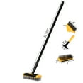 thumbnail image 3 of Gardenised 4-in-1 Durable Crack Weeder, Scraper, Moss & Debris Remover, and Cleaning Brush with 2 Replaceable Bristle Heads for Lawn, Patio, Driveway, Exterior Wall, and Yard Maintenance, 3 of 3