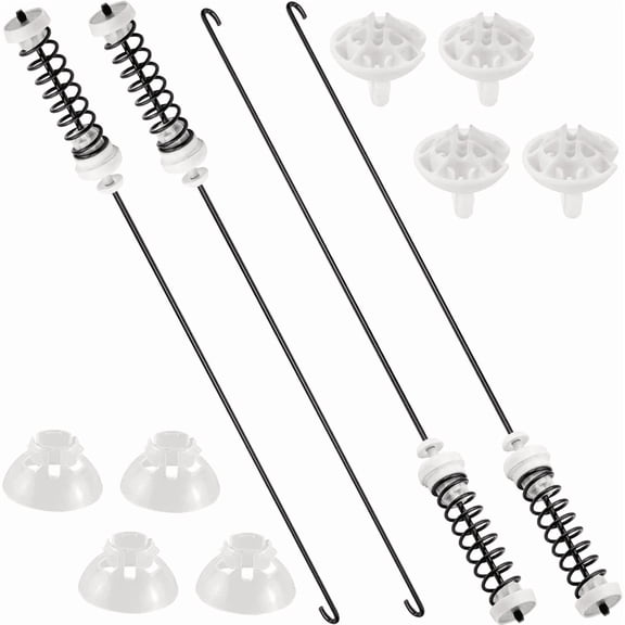4 Pack W10780048 Washing Machine Suspension Rods Kit for Whirlpool Amana Maytag